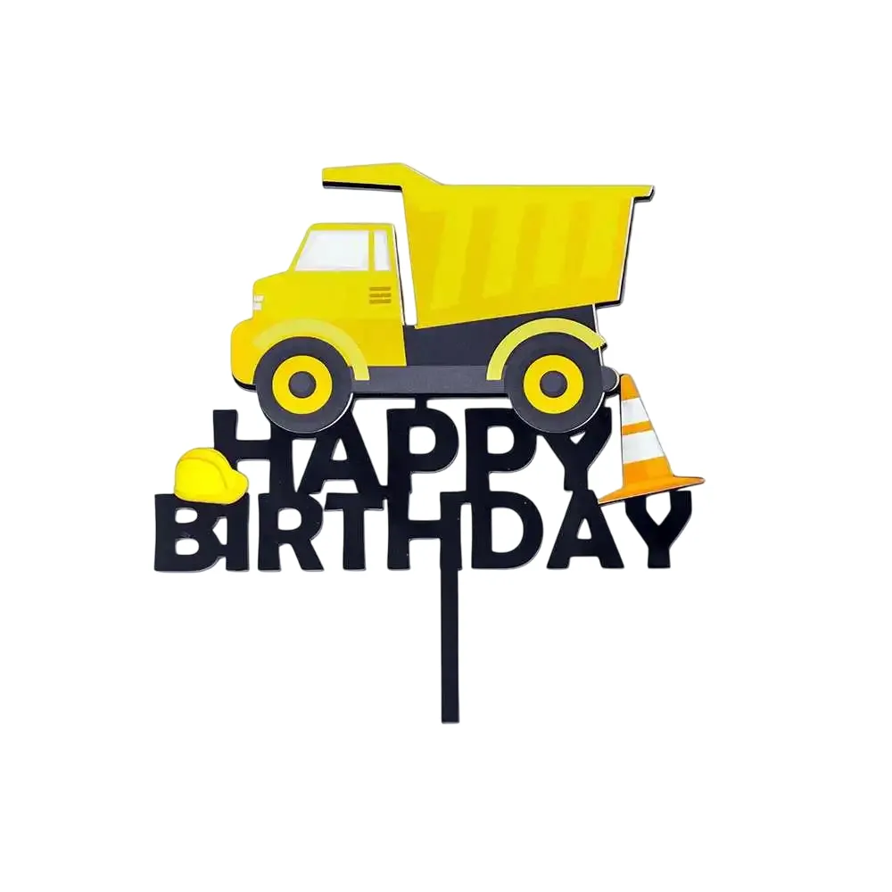 Dump Truck Cake Topper